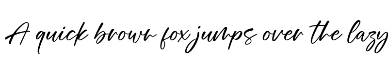 Preview of Monthier Regular font