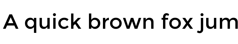 Preview of Montreal Regular font