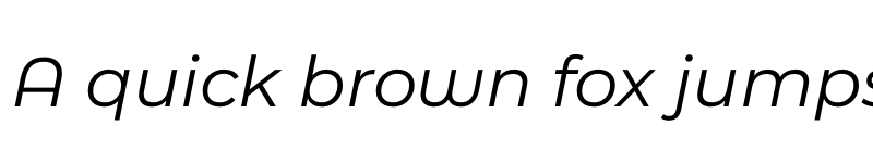 Preview of Montserrat Ace Italic font