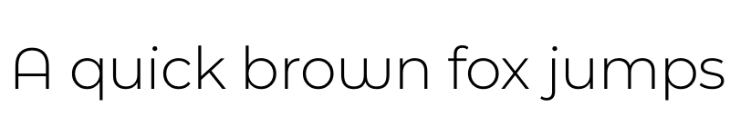 Preview of Montserrat Ace Light font