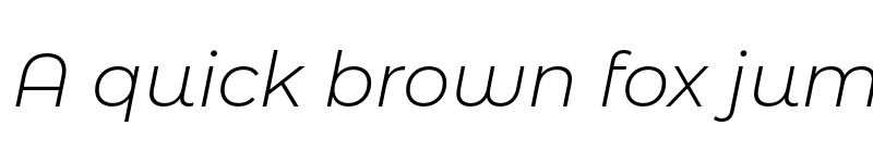 Preview of Montserrat Alternates Light Italic font