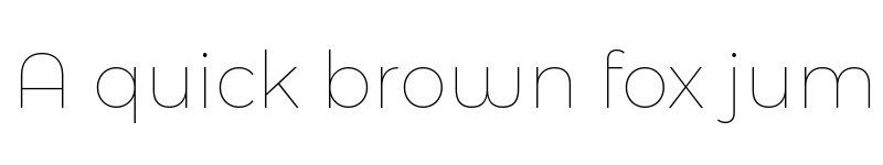 Preview of Montserrat Alternates Thin font