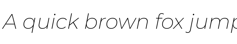 Preview of Montserrat ExtraLight Italic font