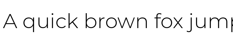 Preview of Montserrat Light font