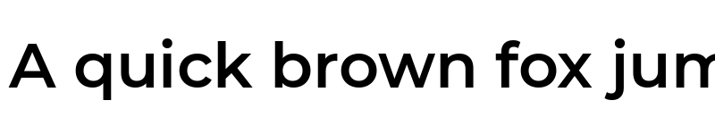 Preview of Montserrat SemiBold font