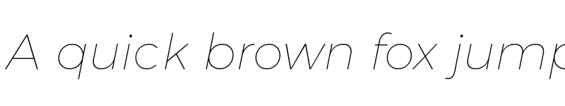 Preview of Montserrat Thin Italic font