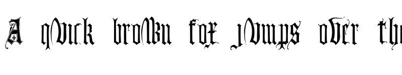 Preview of Monumental Gothic Demo Regular font