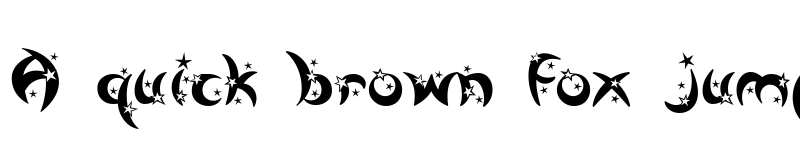 Preview of Moonstar Regular font