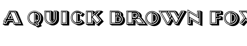 Preview of Morava Hollow Regular font