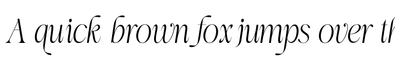 Preview of More Bright Italic font