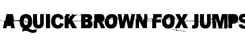 Preview of More is less 22 Displacement Regular font