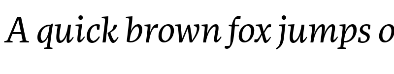 Preview of More Pro Book Italic font