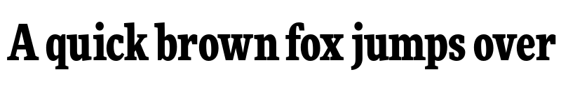 Preview of More Pro Cond Black font