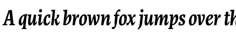 Preview of More Pro Cond Bold Italic font