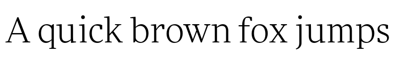 Preview of More Pro Light font