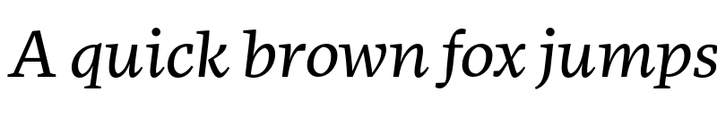 Preview of More Pro Wide Book Italic font