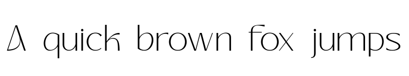 Preview of Moredya Regular font