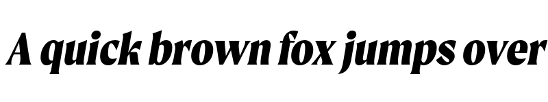 Preview of Moret Extrabold Oblique font