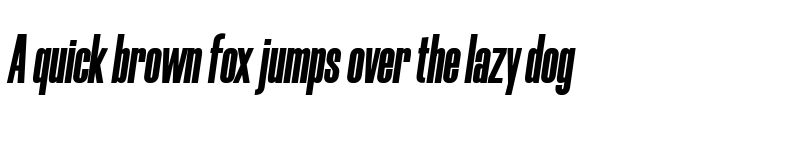 Preview of Morganite Black Italic font