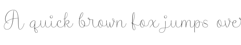 Preview of Morica Script PERSONAL USE Regular font