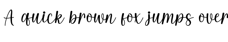 Preview of Morning Regular font