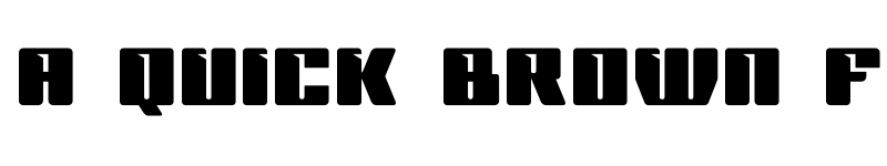 Preview of MORSPEED Regular font