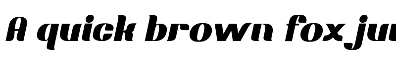 Preview of MOSANG Black Slanted font