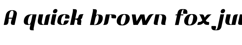 Preview of MOSANG Bold Slanted font