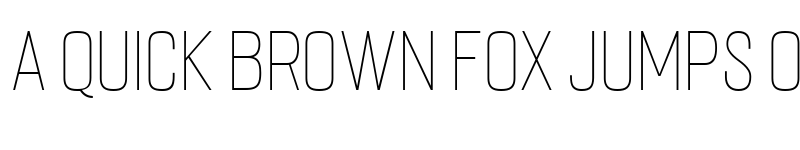 Preview of Mostin Thin font