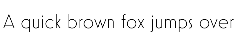 Preview of Mostra Nuova Light font