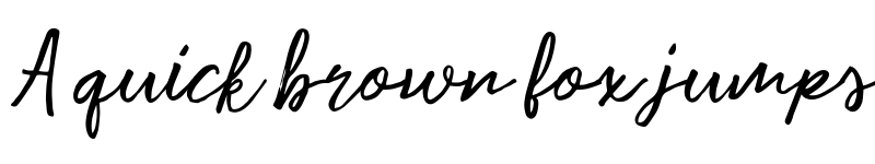 Preview of Motisan Brush Regular font