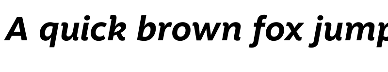 Preview of Motiva Sans Bold Italic font