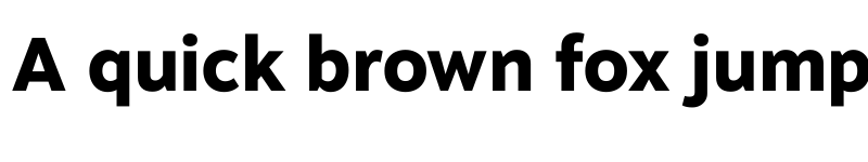 Preview of Motiva Sans Extrabold font