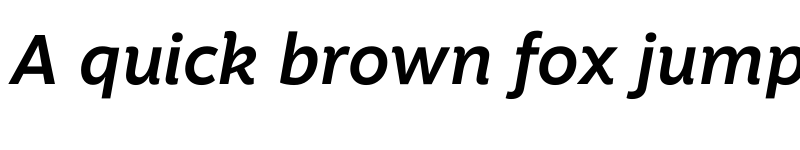 Preview of Motiva Sans Medium Italic font