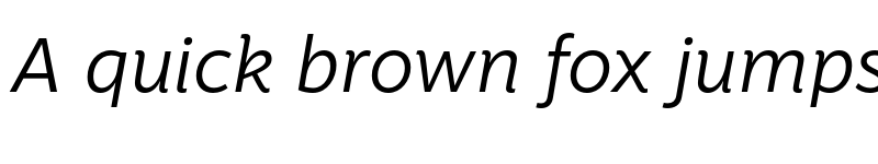Preview of Motiva Sans Test Light Italic font