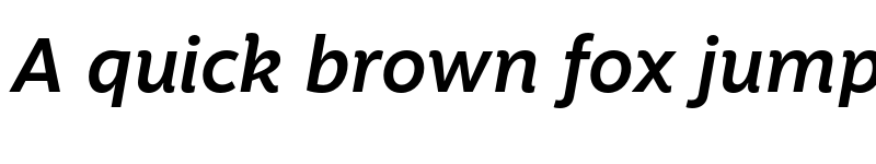 Preview of Motiva Sans Test Medium Italic font