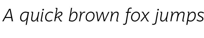 Preview of Motiva Sans Test Thin Italic font