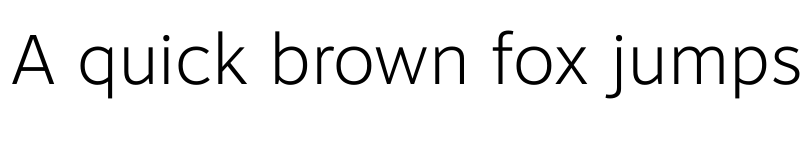 Preview of Motiva Sans Thin font