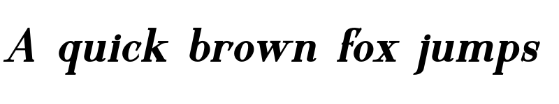 Preview of Motzeda Bold Italic font