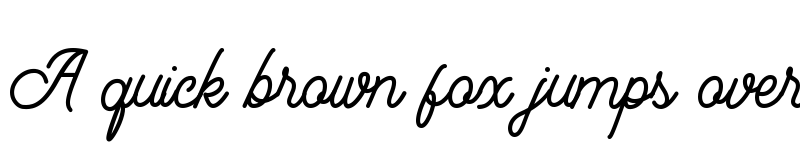 Preview of Mountecarlo Regular font