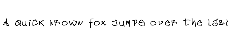 Preview of MouseGrafitty Regular font