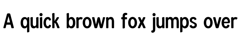 Preview of Mousse Regular font