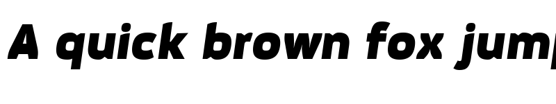 Preview of Movavi Grotesque Black Italic font