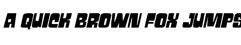 Preview of Movie Monster Expanded Italic Regular font