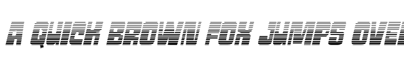 Preview of Movie Monster Gradient Italic Regular font