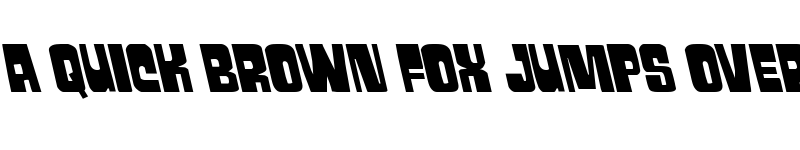 Preview of Movie Monster Leftalic Regular font