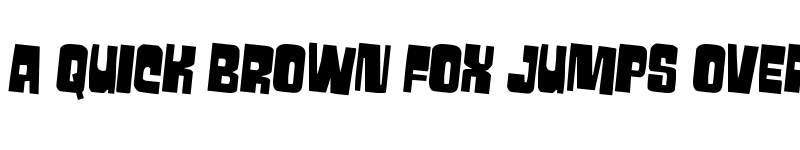 Preview of Movie Monster Rotated 2 Regular font