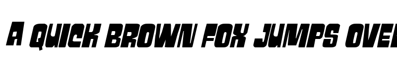 Preview of Movie Monster Staggered Italic Regular font