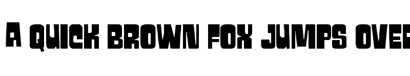 Preview of Movie Monster Staggered Regular font