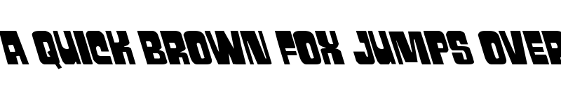 Preview of Movie Monster Super-Leftalic Regular font